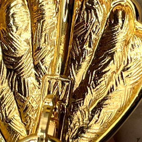 Weingeroff Signed QVC Interchangeable Pendant Pierced Earrings Scarab Set With B - Picture 12 of 12